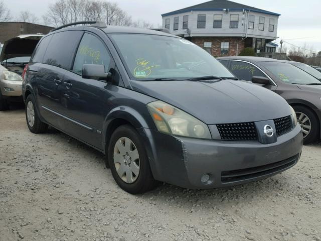 5N1BV28U36N128222 - 2006 NISSAN QUEST S GRAY photo 1