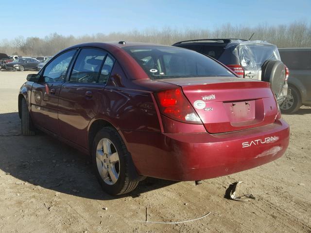 1G8AJ55F46Z151689 - 2006 SATURN ION MAROON photo 3