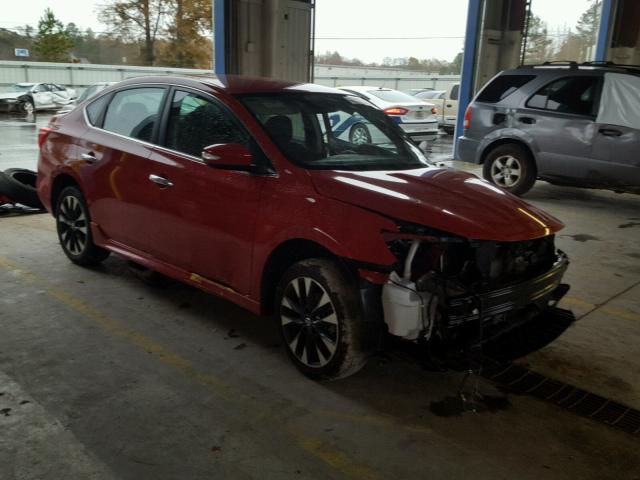 3N1AB7AP1GY324872 - 2016 NISSAN SENTRA S RED photo 1