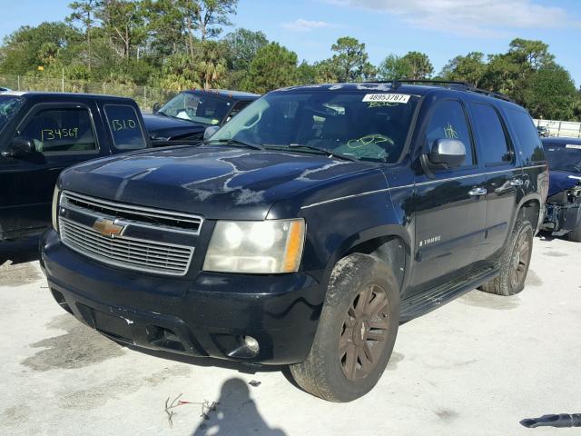 1GNFC13J67J386978 - 2007 CHEVROLET TAHOE C150 BLACK photo 2