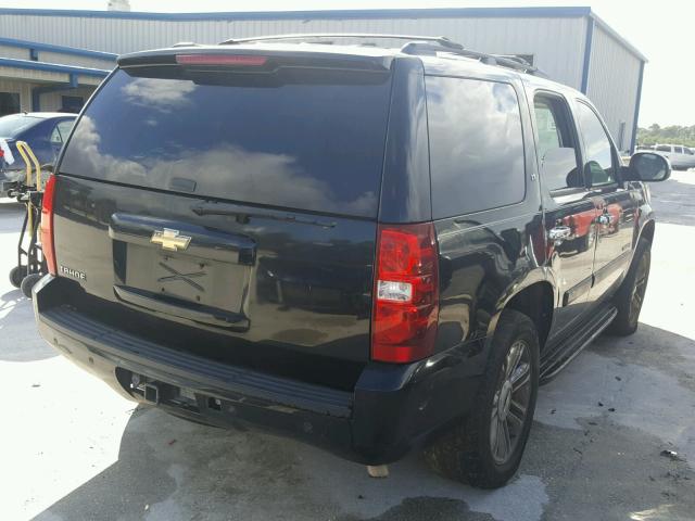 1GNFC13J67J386978 - 2007 CHEVROLET TAHOE C150 BLACK photo 4