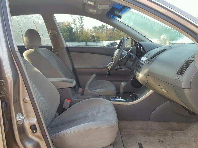 1N4AL11D05C122873 - 2005 NISSAN ALTIMA S BEIGE photo 5