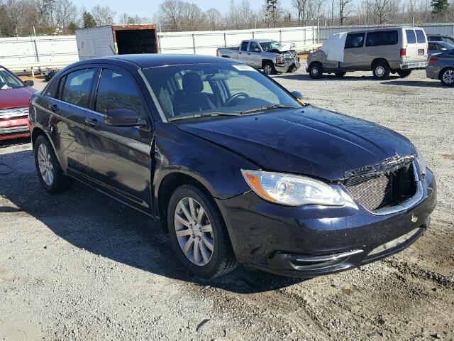 1C3CCBBB2CN213378 - 2012 CHRYSLER 200 TOURIN BLUE photo 1