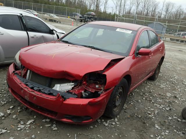 4A32B2FF7BE018606 - 2011 MITSUBISHI GALANT FE RED photo 2