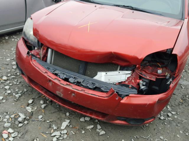 4A32B2FF7BE018606 - 2011 MITSUBISHI GALANT FE RED photo 9