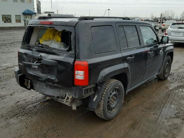 1J4FF28B49D120121 - 2009 JEEP PATRIOT SP BLACK photo 4