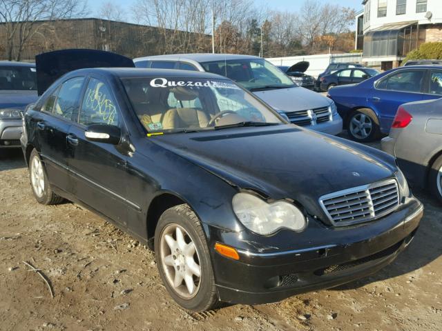 WDBRF64J41F034788 - 2001 MERCEDES-BENZ C 320 BLACK photo 1