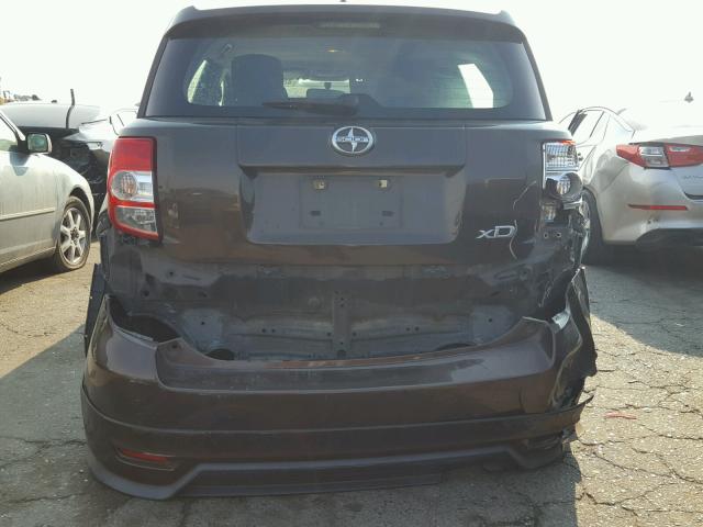 JTKKU4B42B1008501 - 2011 TOYOTA SCION XD BROWN photo 9