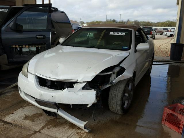 4T1FA38P76U089136 - 2006 TOYOTA CAMRY SOLA WHITE photo 2