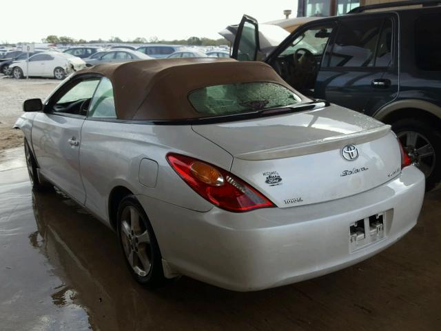 4T1FA38P76U089136 - 2006 TOYOTA CAMRY SOLA WHITE photo 3