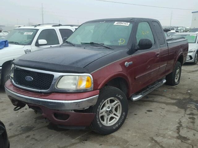 1FTRX18L43NB21306 - 2003 FORD F150 RED photo 2