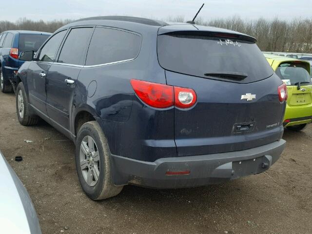 1GNLRGEDXAS126712 - 2010 CHEVROLET TRAVERSE L BLUE photo 3