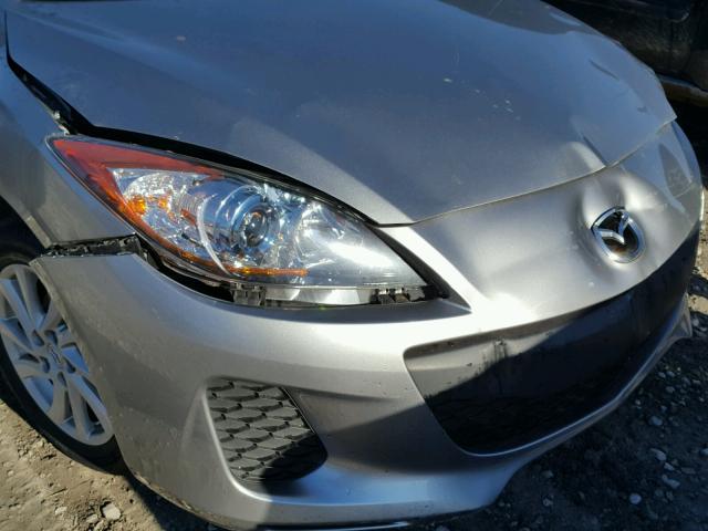 JM1BL1V79C1670740 - 2012 MAZDA 3 I SILVER photo 9