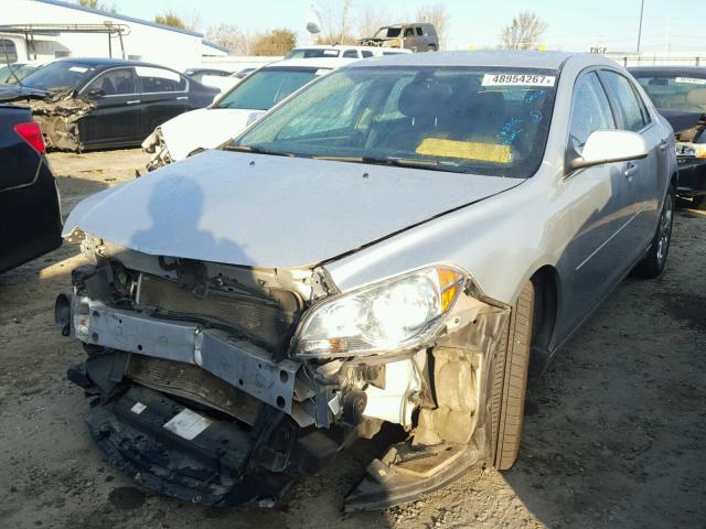 1G1ZC5E05AF321995 - 2010 CHEVROLET MALIBU 1LT SILVER photo 2