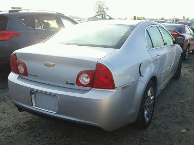 1G1ZC5E05AF321995 - 2010 CHEVROLET MALIBU 1LT SILVER photo 4