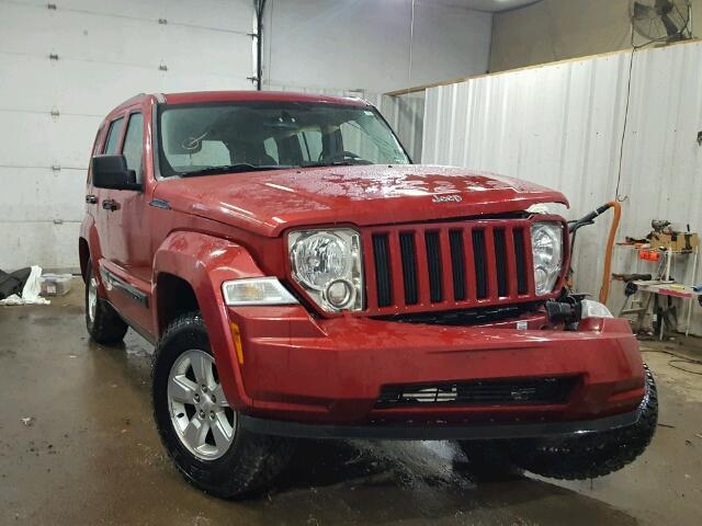 1J4PN2GK9AW178100 - 2010 JEEP LIBERTY SP RED photo 1