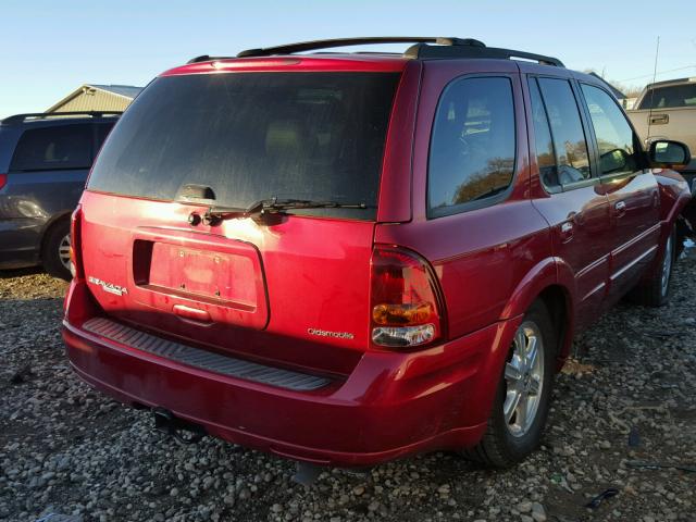 1GHDT13S042254856 - 2004 OLDSMOBILE BRAVADA RED photo 4