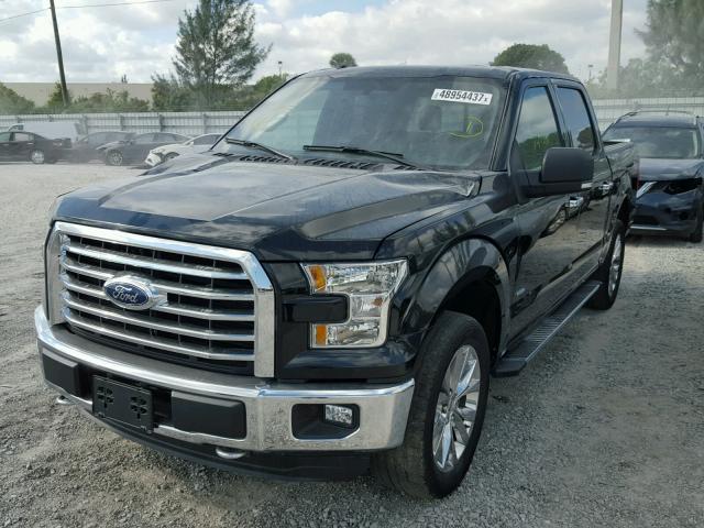 1FTEW1EP1GKE59102 - 2016 FORD F150 SUPER BLACK photo 2