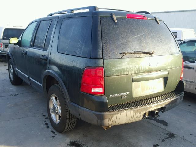 1FMZU73K63UC77374 - 2003 FORD EXPLORER X GREEN photo 3