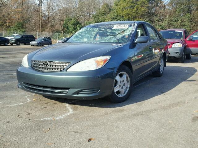 4T1BF30K92U525477 - 2002 TOYOTA CAMRY LE მწვანე ფოტო 2