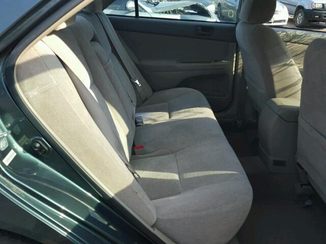 4T1BF30K92U525477 - 2002 TOYOTA CAMRY LE მწვანე ფოტო 6