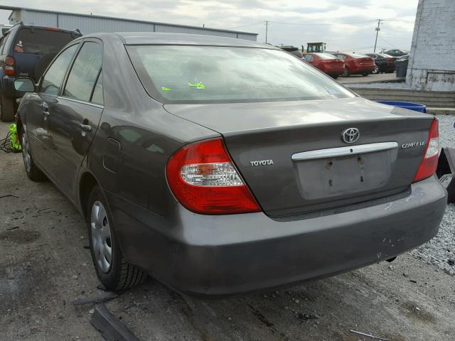 4T1BE32K04U934728 - 2004 TOYOTA CAMRY LE GRAY photo 3