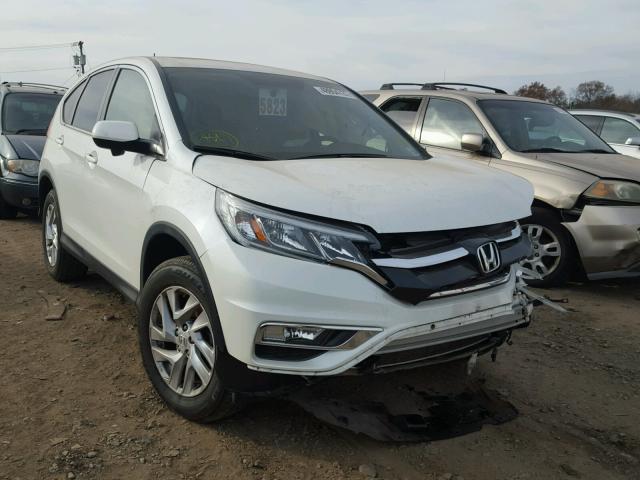 5J6RM4H55FL046315 - 2015 HONDA CR-V EX WHITE photo 1