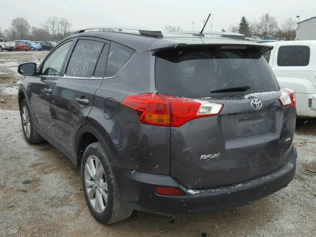 2T3DFREV5FW318788 - 2015 TOYOTA RAV4 LIMIT GRAY photo 3