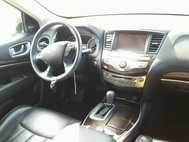 5N1AL0MN7FC554172 - 2015 INFINITI QX60 SILVER photo 9