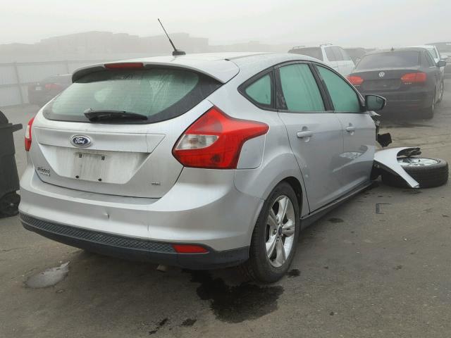 1FADP3K2XDL336097 - 2013 FORD FOCUS SE SILVER photo 4