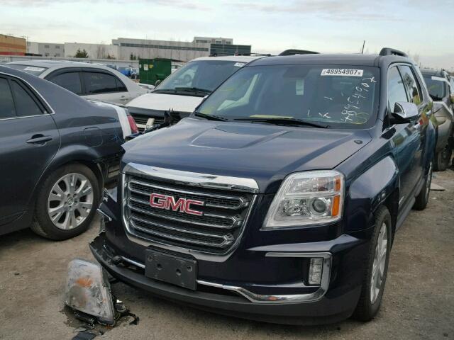 2GKFLTEK2H6319937 - 2017 GMC TERRAIN SL BLUE photo 2