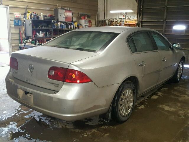 1G4HP57257U122628 - 2007 BUICK LUCERNE CX SILVER photo 4