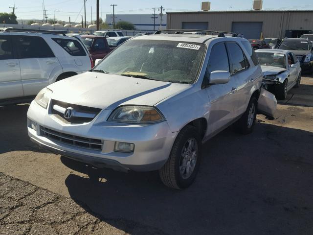 2HNYD18814H557390 - 2004 ACURA MDX TOURIN SILVER photo 2