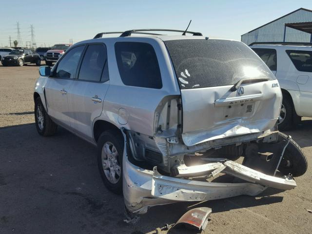 2HNYD18814H557390 - 2004 ACURA MDX TOURIN SILVER photo 3