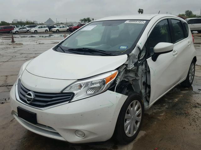 3N1CE2CP0FL368633 - 2015 NISSAN VERSA NOTE WHITE photo 2