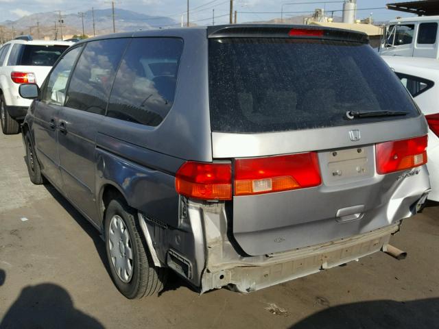 2HKRL1854YH582834 - 2000 HONDA ODYSSEY LX GRAY photo 3