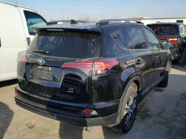 2T3BFREV0HW573391 - 2017 TOYOTA RAV4 LE BLACK photo 4