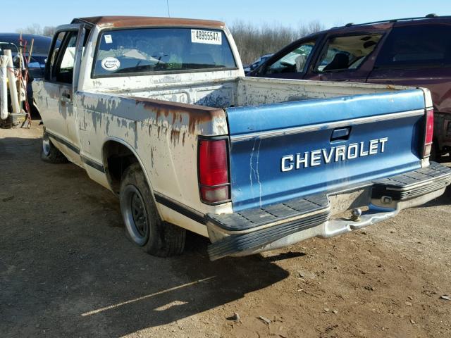 1GCCS14RXP8101919 - 1993 CHEVROLET S TRUCK S1 WHITE photo 3