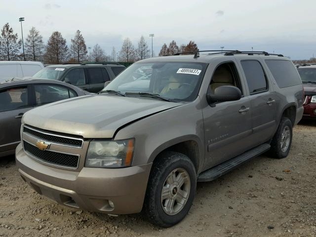 1GNFK16327J164051 - 2007 CHEVROLET SUBURBAN K BEIGE photo 2