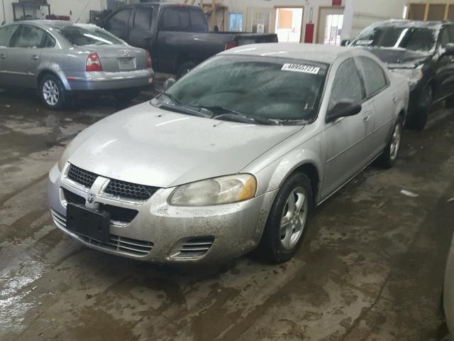 1B3EL46R25N654780 - 2005 DODGE STRATUS SX SILVER photo 2