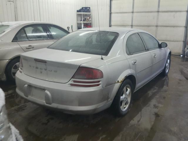 1B3EL46R25N654780 - 2005 DODGE STRATUS SX SILVER photo 4