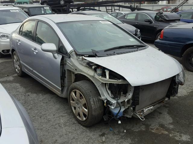 2HGFA16598H312357 - 2008 HONDA CIVIC LX SILVER photo 1