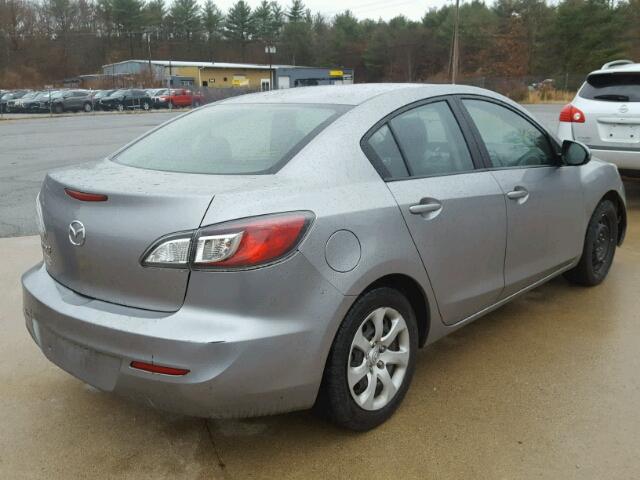 JM1BL1UG5C1519024 - 2012 MAZDA 3 I GRAY photo 4