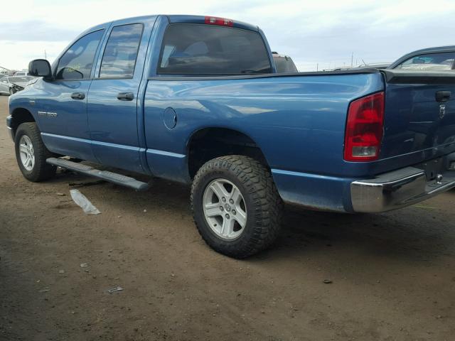 1D7HU18216J150257 - 2006 DODGE RAM 1500 S BLUE photo 3