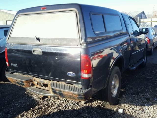 1FTRX18L1XNB51000 - 1999 FORD F150 BLACK photo 4