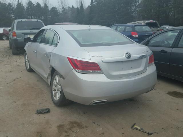 1G4GA5E33DF215799 - 2013 BUICK LACROSSE SILVER photo 3