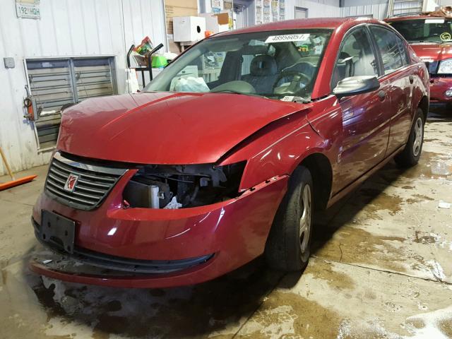 1G8AG52F15Z161405 - 2005 SATURN ION LEVEL RED photo 2