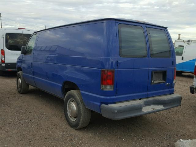 1FTNE24213HA54556 - 2003 FORD ECONOLINE BLUE photo 3