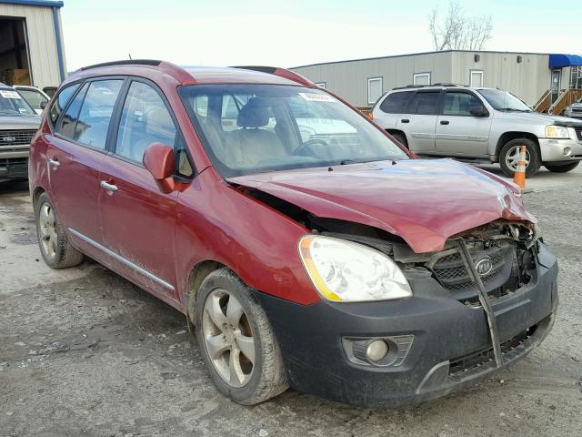 KNAFG526077044843 - 2007 KIA RONDO LX RED photo 1