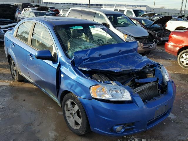 KL1TG56647B099798 - 2007 CHEVROLET AVEO LT BLUE photo 1